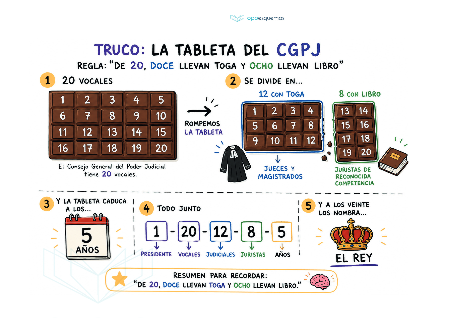 Página del esquema "Composición del CGPJ"