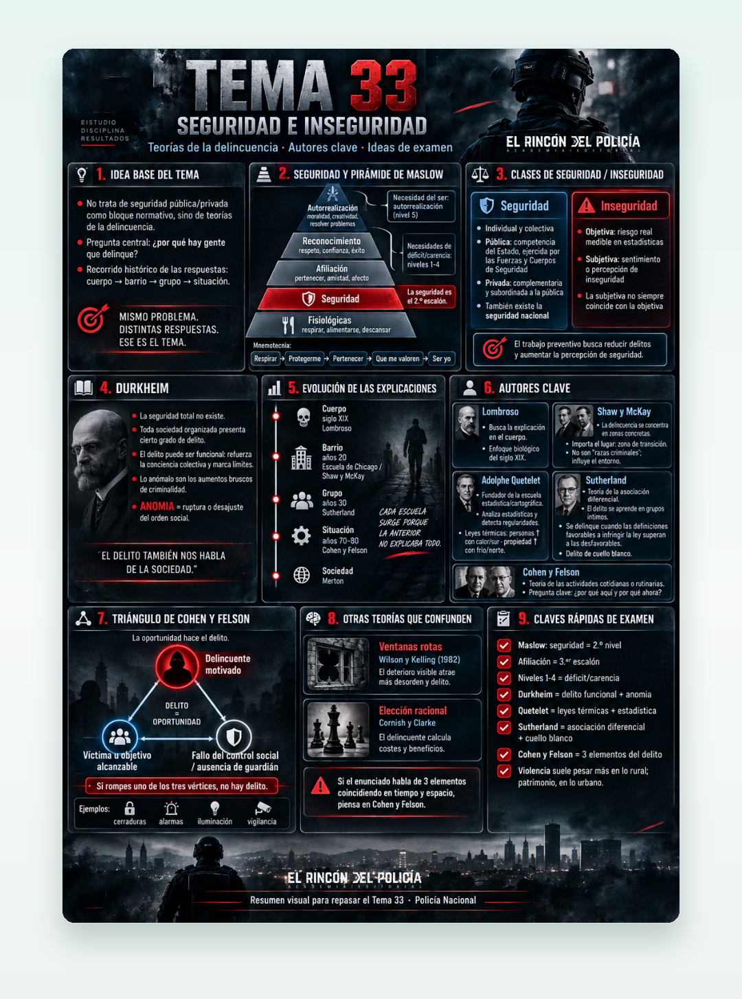 Vista previa del PDF "Infografía del Tema 33: seguridad e inseguridad"