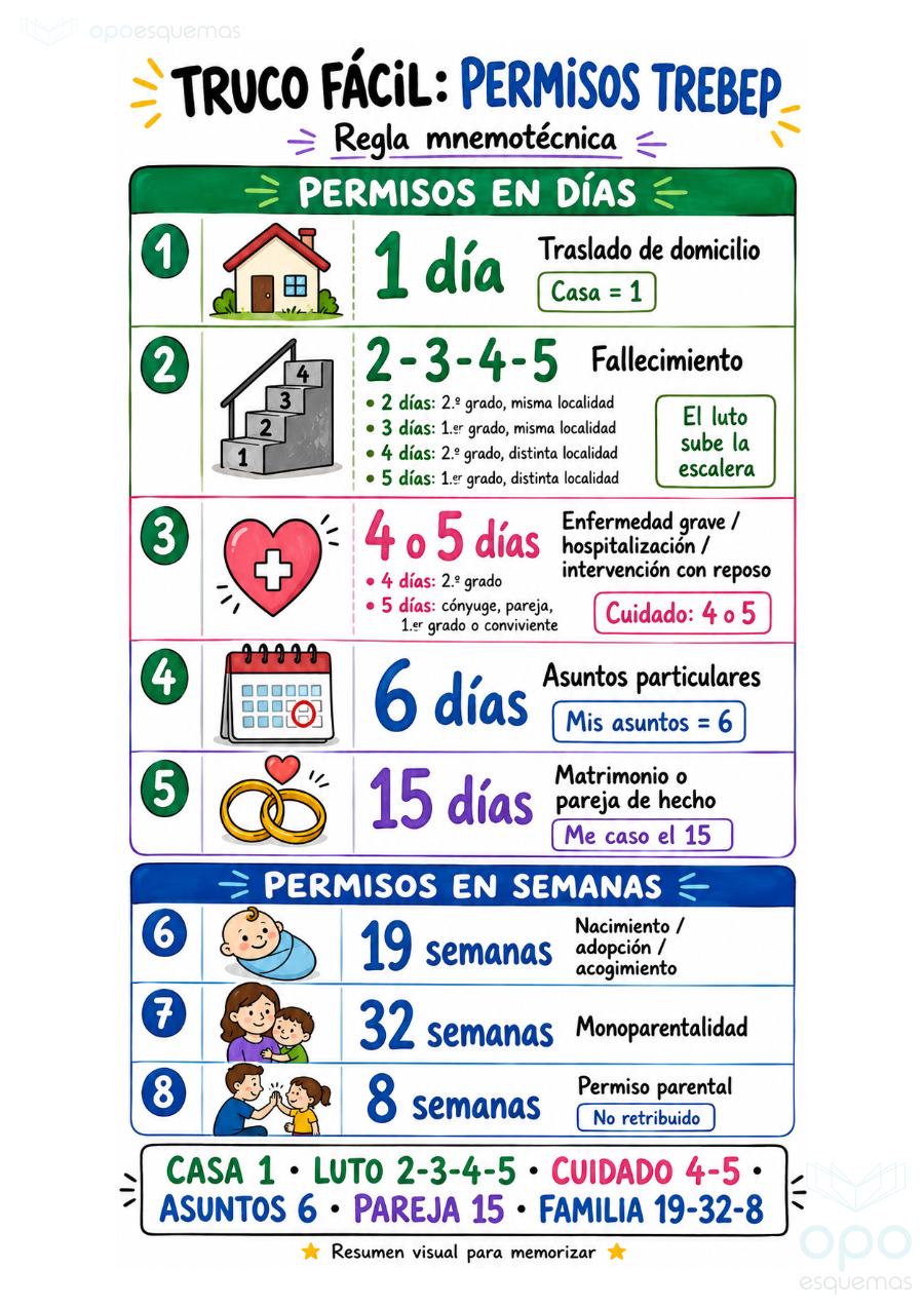 Página del esquema "Permisos de los funcionarios "