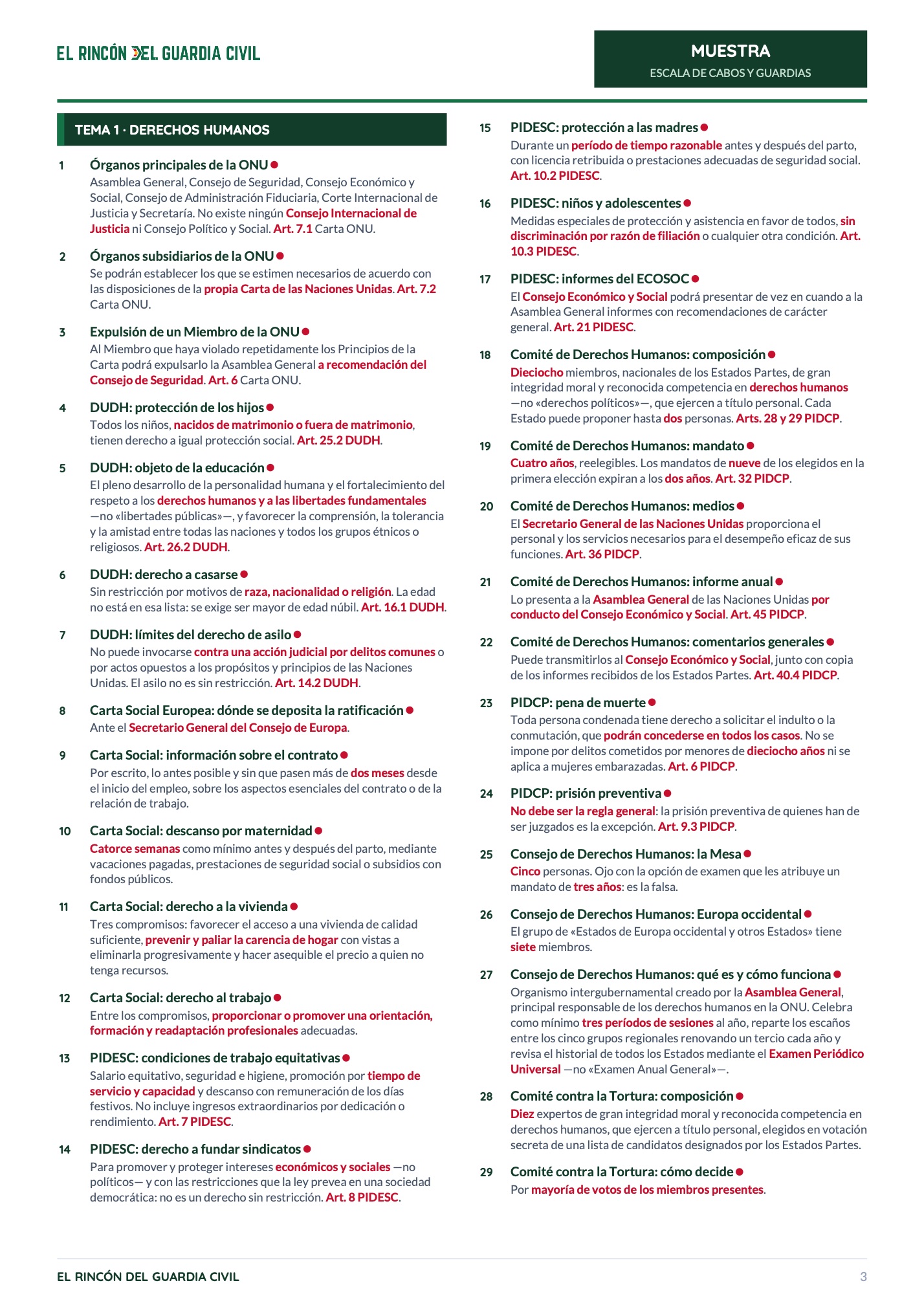 Página interior 2 del 1001 claves · Guardia Civil