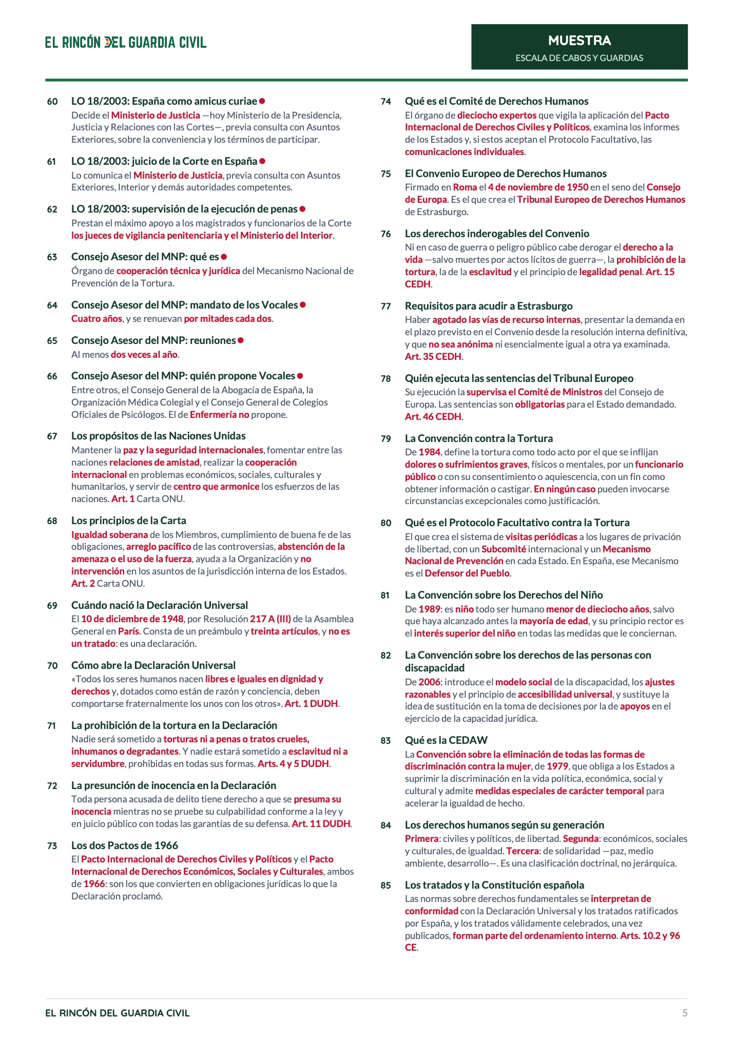 Página interior 3 del 1001 claves · Guardia Civil