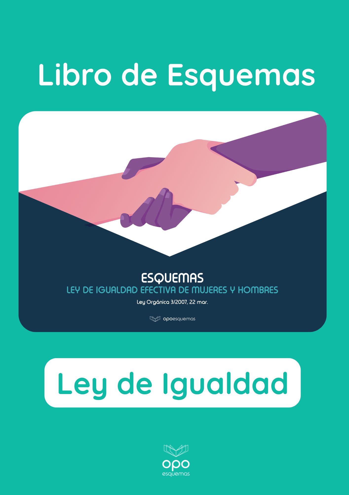 Portada de Ley Orgánica 3/2007, para la igualdad efectiva de mujeres y hombres