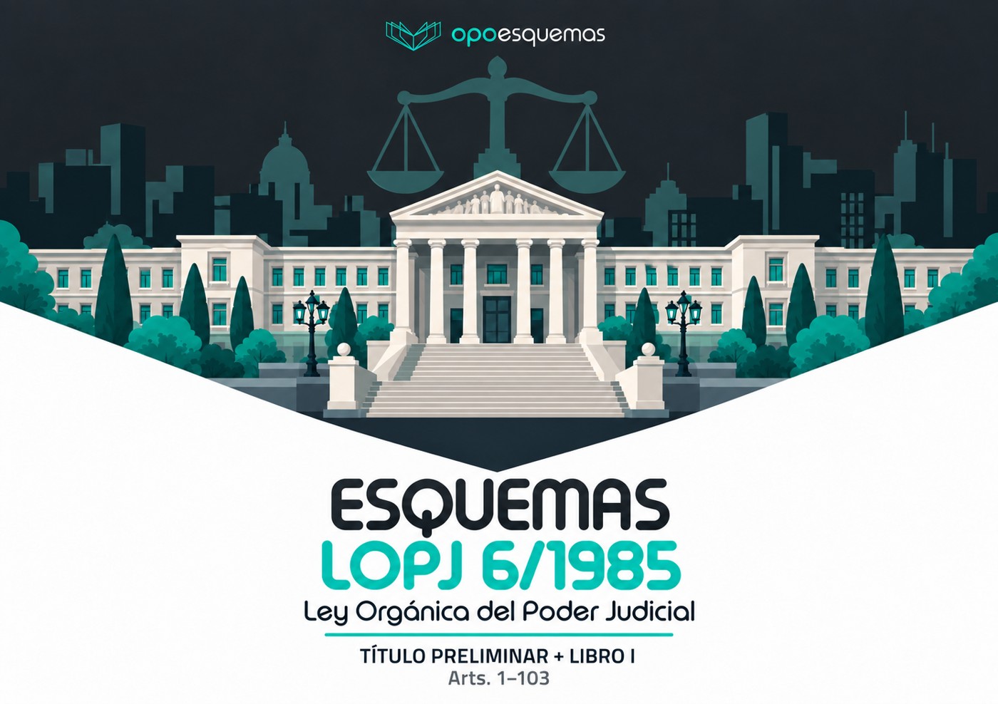 Portada de Ley Orgánica 6/1985, de 1 de julio, del Poder Judicial — Título Preliminar y Libro I