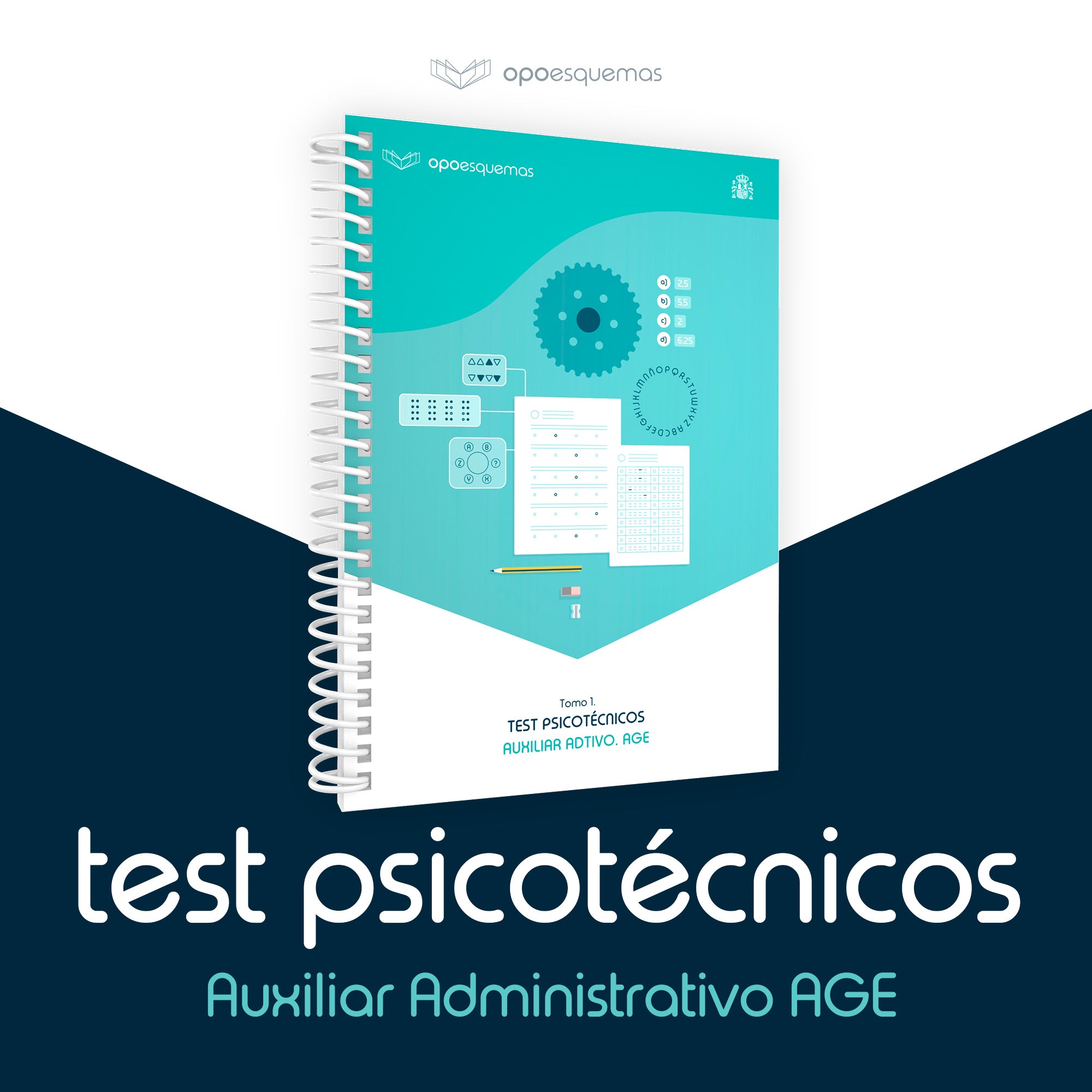 Libro Psicotécnicos Auxiliar administrativo AGE