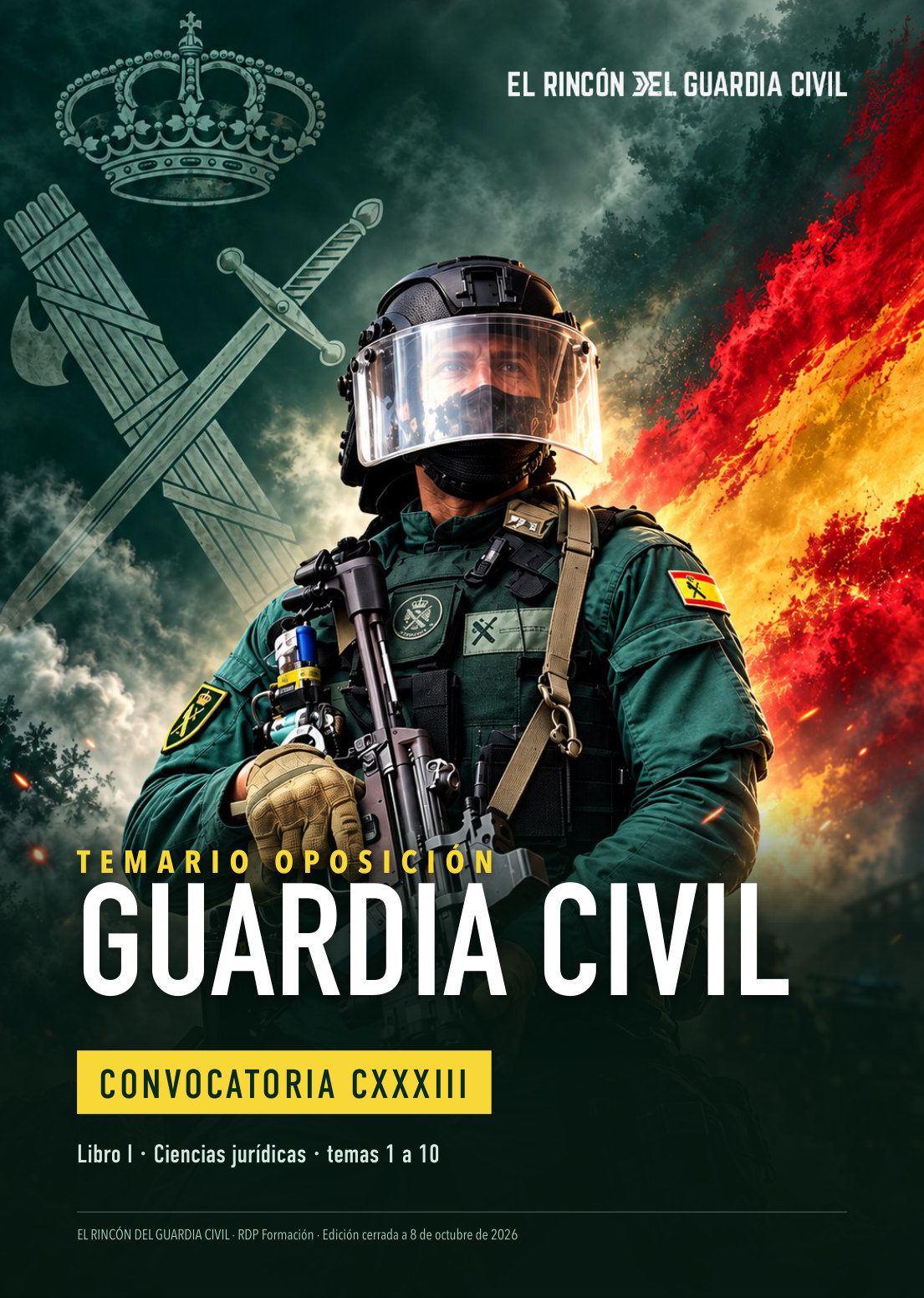 Temario Oposición Guardia Civil 2027 · Convocatoria CXXXIII (Formato PDF)