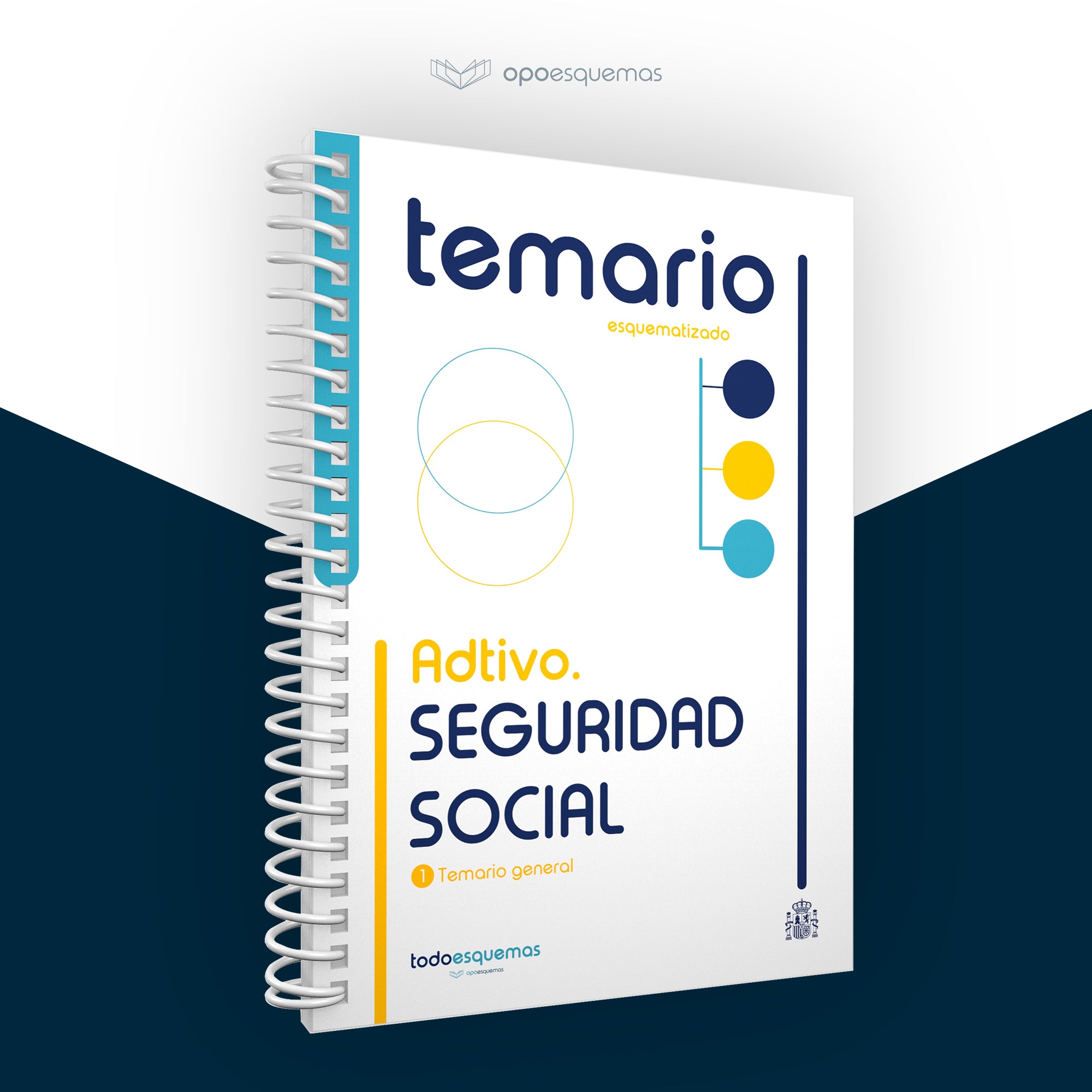Portada de Temario Oposición Administrativo de la Seguridad Social (Formato PDF) · TOMO 1 · Parte general